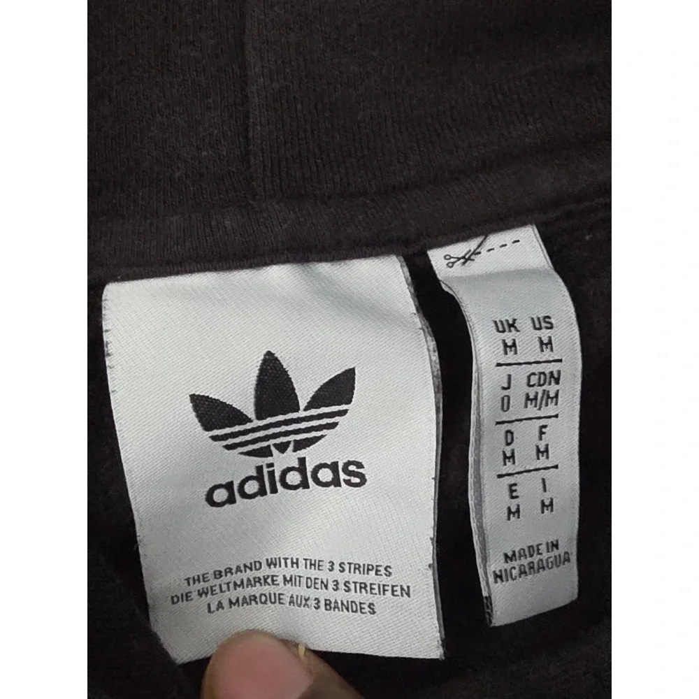 Adidas Hoodie OG Heart Box Originals Medium Black Sweatshirt Pullover Streetwear